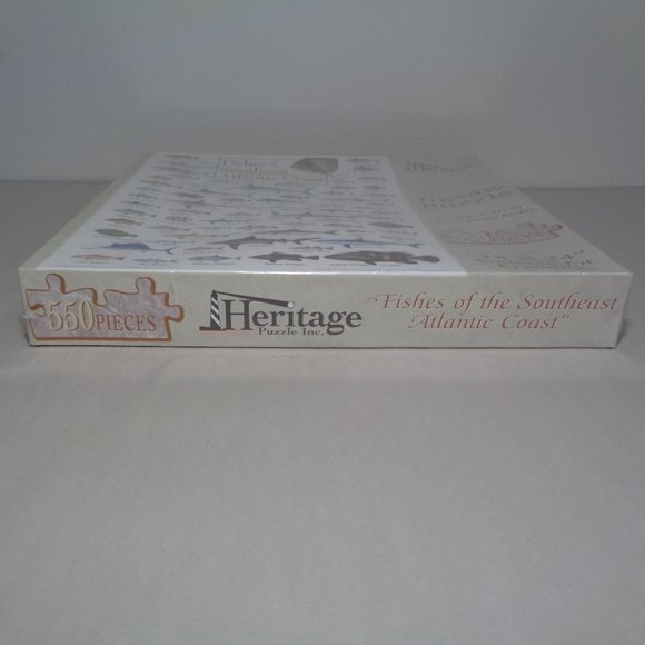 FISHES OF THE SOUTHEAST ATLANTIC COAST New 550 Piece Jigsaw Puzzle - Picture 11 of 12